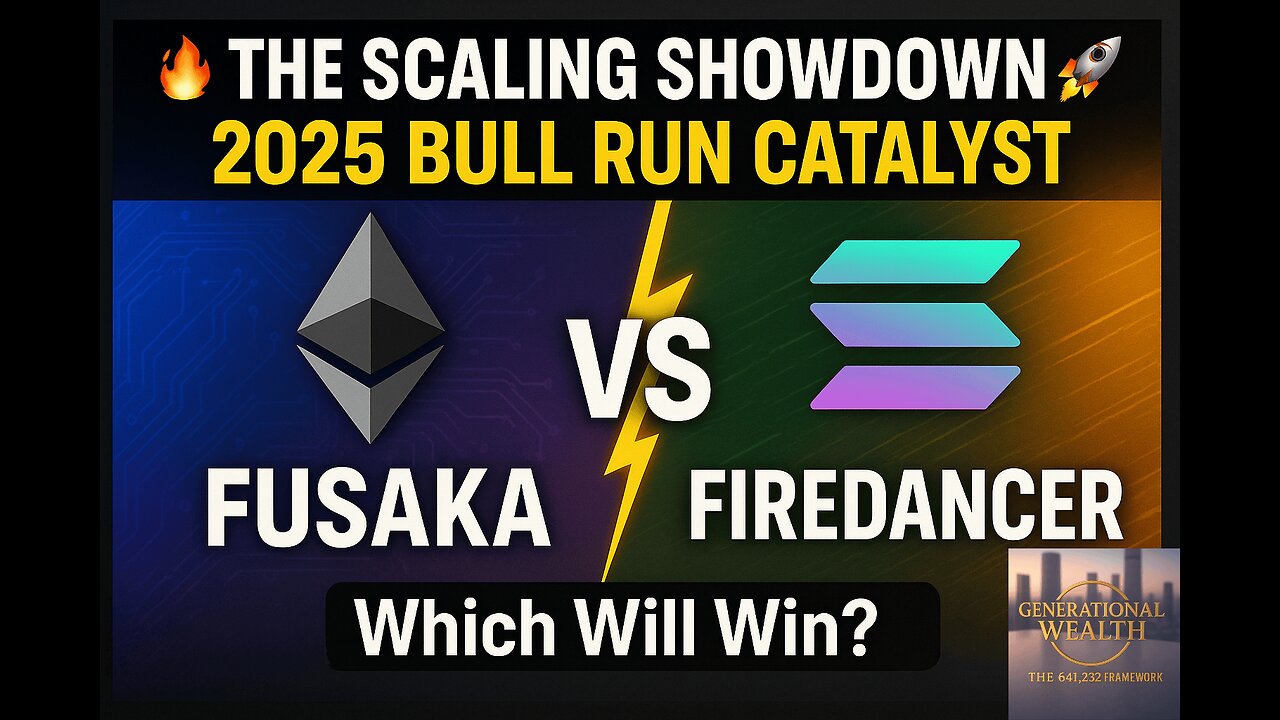 Ethereum Fusaka vs Solana Firedancer: The Upgrade Showdown That Will Shape the Next Crypto Bull Run