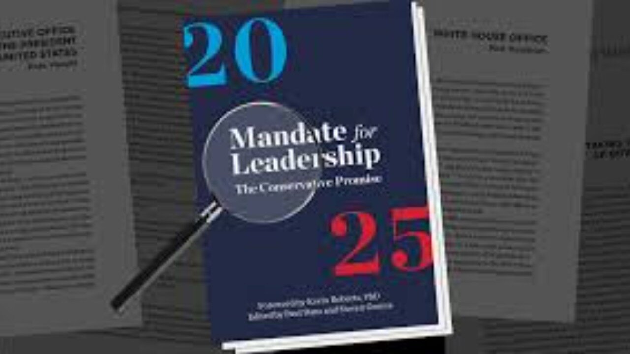 Revealing Documents Project 2025 The Conservative Plan to Reshape America Under Trump