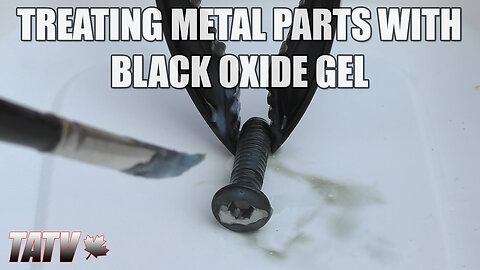 Treating Metal Parts with Black Oxide Gel