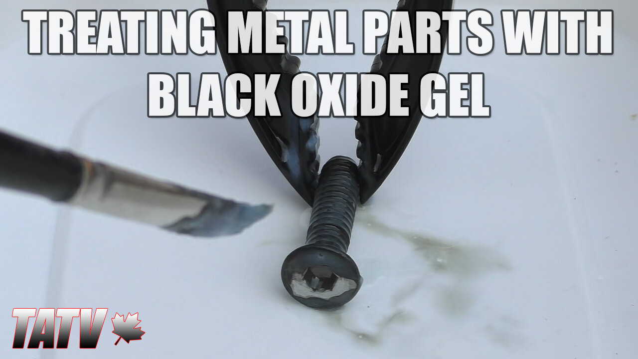 Treating Metal Parts with Black Oxide Gel
