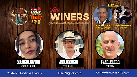 The Winers Ep. 60 (streams live on Nov. 13 at 7 PM ET)