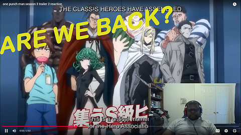one punch man season 3 trailer 2 reaction