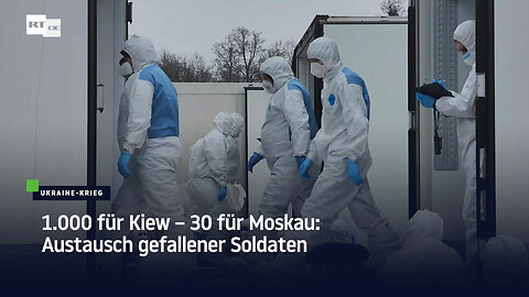 1.000 für Kiew – 30 für Moskau: Austausch gefallener Soldaten