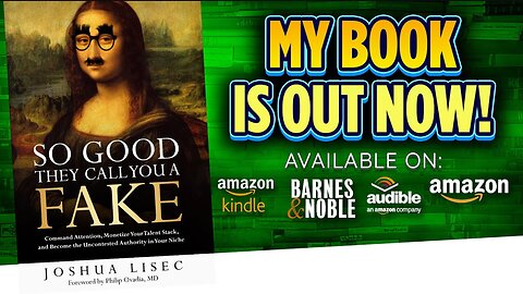 So Good They Call You a Fake: A New Audiobook by Celebrity Ghostwriter & Writing Coach Joshua Lisec