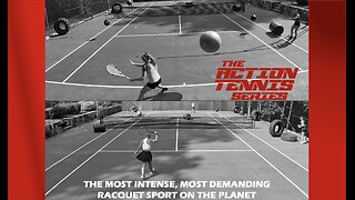 Amazing Action Tennis Match Point!