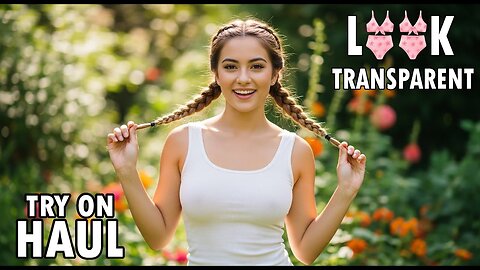 4K black Transparent Mesh Lingerie Try-On Haul | Micro Bikini + Summer Dress Review 2025 Eps 11