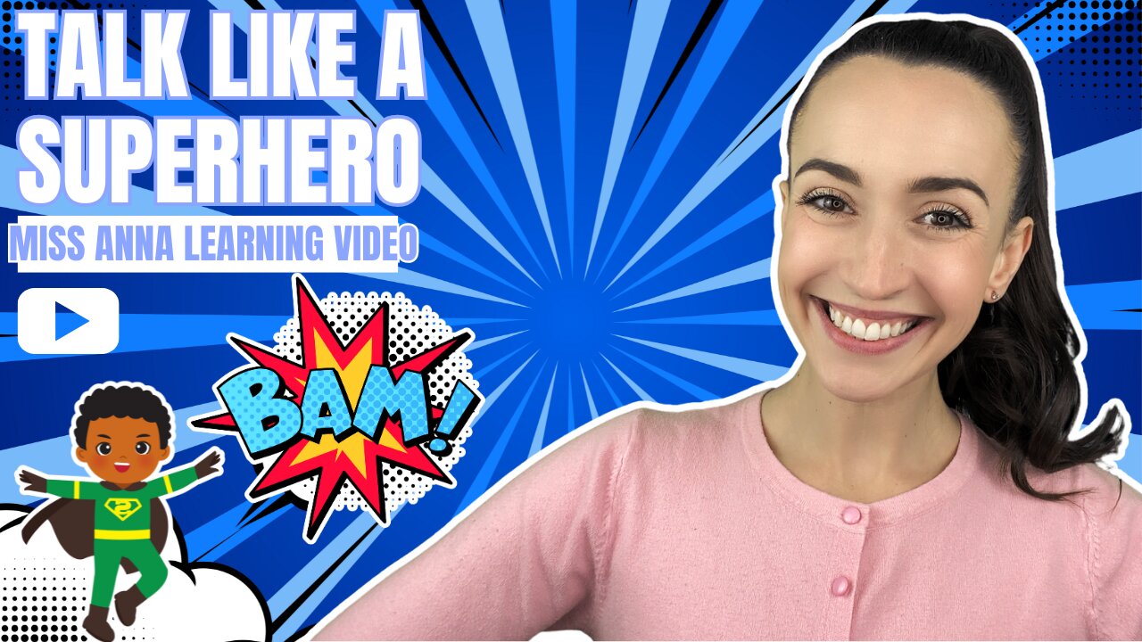 Super Speech Heroes! 🦸‍♂️Clear Articulation & First Words🗣️| Low-Stimulation Toddler Learning Video