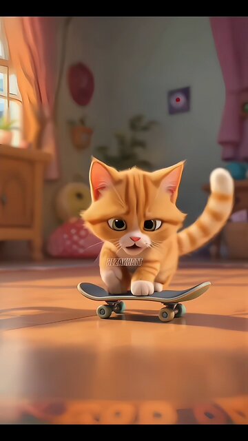 First time on a skateboard