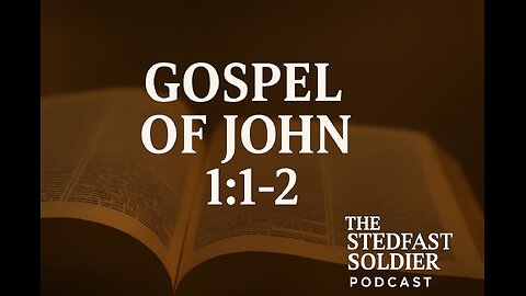 Deity of Jesus Christ (John 1:1-2 verse by verse Bible study)