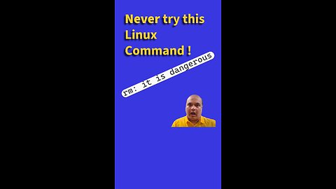 Never use this Linux command! without the "i" option