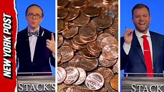 The last pennies ever minted are auctioned off at astounding price