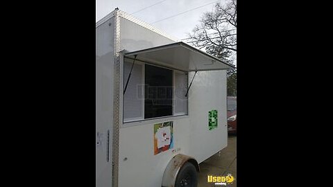 Like-New - 2024 7' x 14' Food & Ice Cream Concession Trailer w/ Hemi Ram Truck 1500