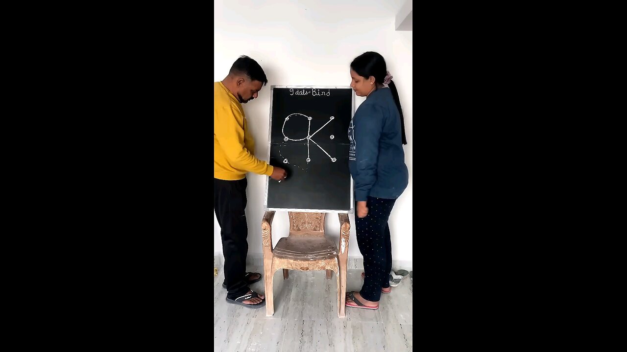 9 dots = Bird by father and daughter step by step for beginners #shorts