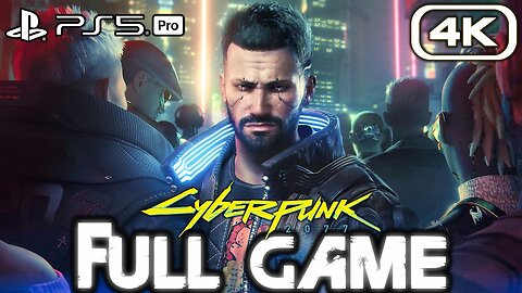 CYBERPUNK 2077 Complete on stream with PS5 PRO