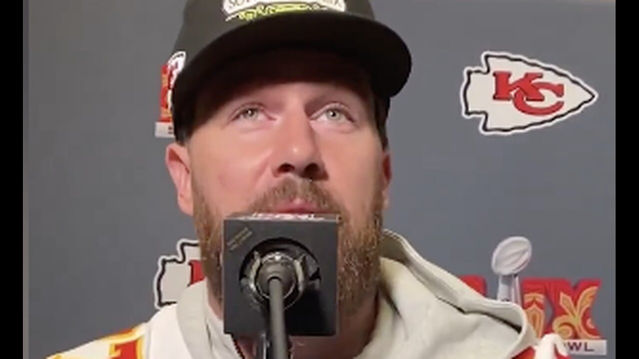 Travis Kelce's reaction to finding out President Trump will attend the Super Bowl