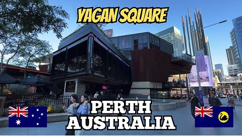 Exploring Perth Australia: City Walking Tour of Yagan Square 2025