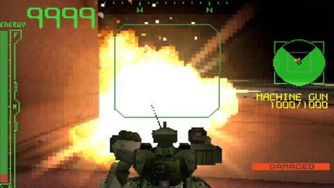 Armored Core - Master Of Arena (PS1) Mission 1 Gameplay