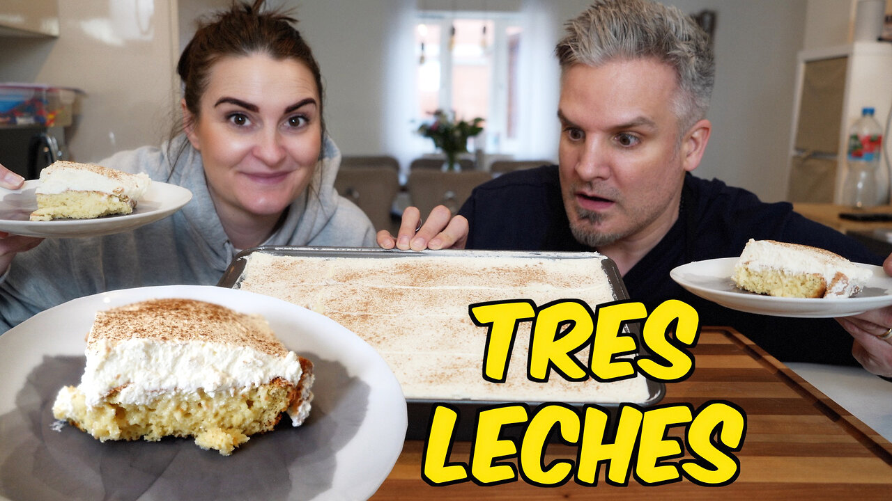 Brits Discover Tres Leches | Made From Scratch ! *WOW*