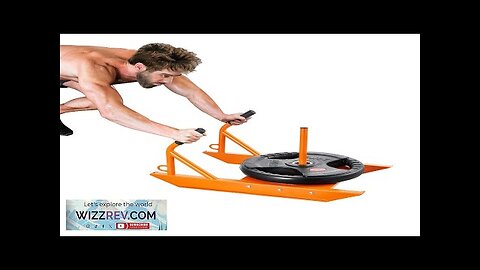 Weight Power Pull Push Sled Fitness Strength Speed Training Sled Orange Review