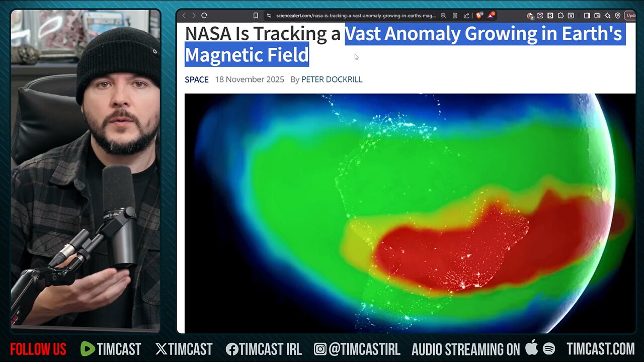 NASA Worried About Magnetic Field WEAKENING, Elites Build Underground BUNKERS | Tim Pool