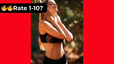 🔥 Rate Her Body in This Black Bikini 1-10? 😍 Supermodel 4K