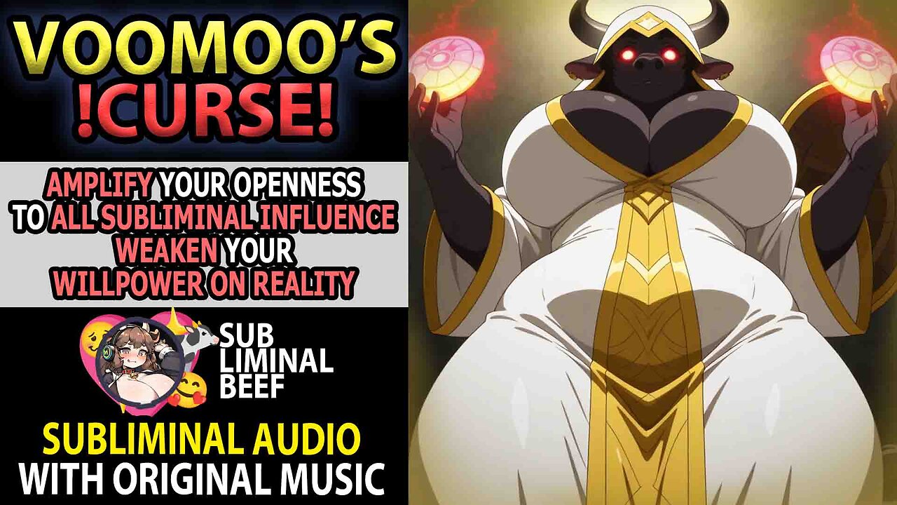 ✨ VOOMOO'S !CURSE! ✨ Amplify ALL OTHER Affirmations; Weaken Your Willpower Over Reality Subliminal