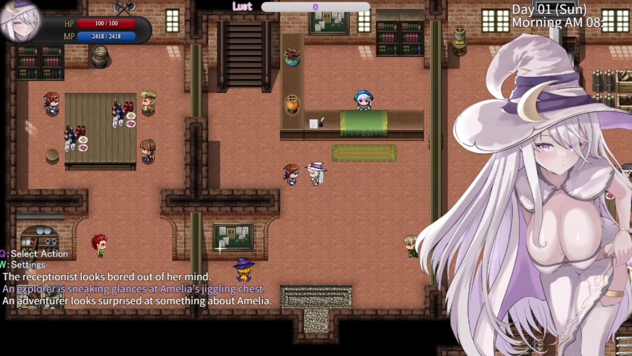 Amelia and the Erotic Tentacle Trap Dungeon [SilverMoon] [English]