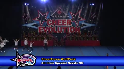 CheerForce WolfPack Special Needs Nationals 2013