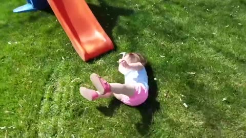 Kids and Babies slide FAILS funny videos - Funniest Home Videos