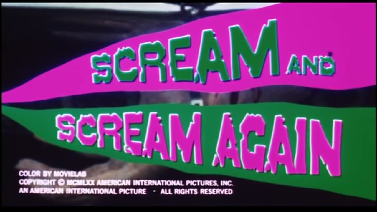 SCREAM AND SCREAM AGAIN (1970) movie trailer