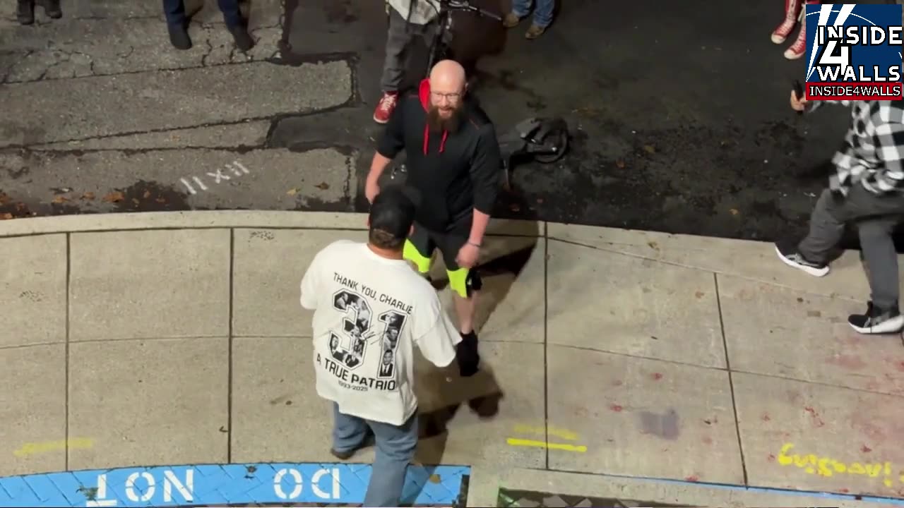 Inside4Walls Bumper-UFC 1776 Freedom Shirt Patriot VS PhagTifa In Portland, OR.