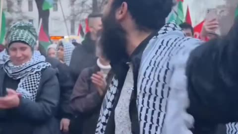 At Christmas, Berlin is overrun by Muslims shouting in Arabic in German streets.