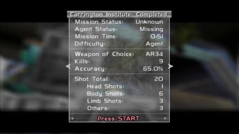 Perfect Dark (PC Port) Carrington Institute: Defense - Agent (0:51)