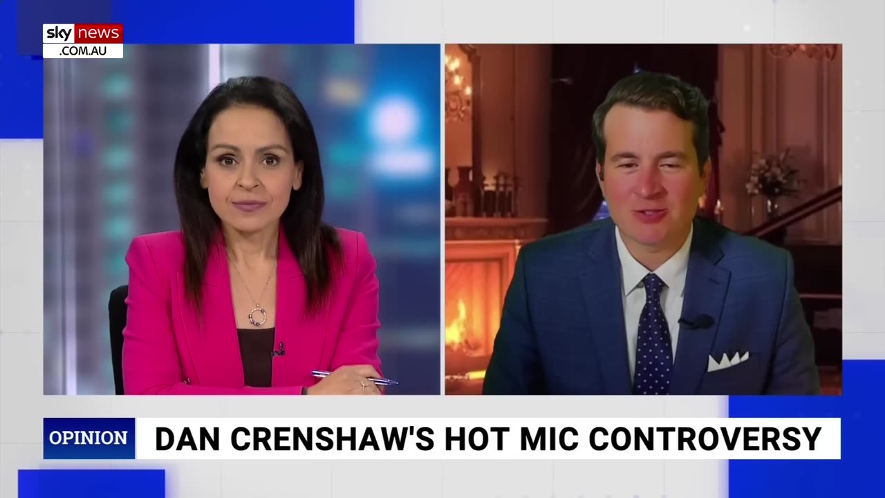 🚨 ‘A callous individual’ Dan Crenshaw caught on hot mic threatening Tucker Carlson's life.