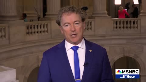 Dr. Rand Paul Joins MSNBC to Discuss Shutdown, Mass Firings, & More