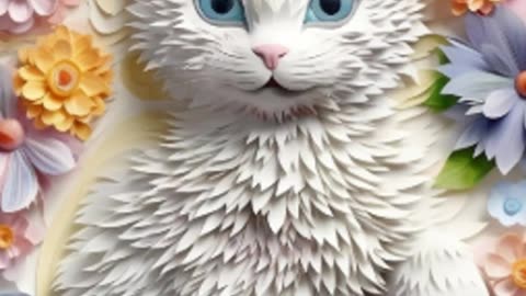 Cute Adorable Cat Comes To Life With Help From AI