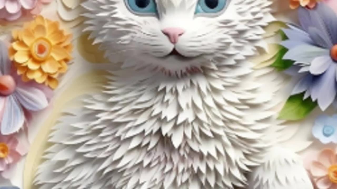 Cute Adorable Cat Comes To Life With Help From AI