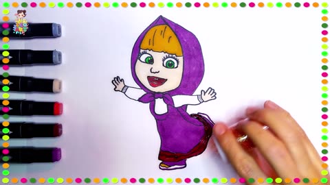 Fun Masha Painting Tutorial for Kids Ages 8-10 | Step-by-Step Easy Art Guide!