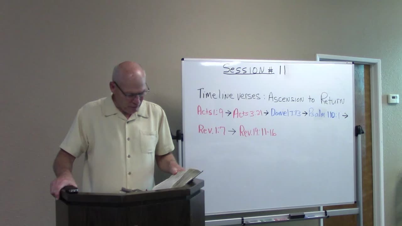 Session #11 End Times/Prophecy - Matthew 21-23