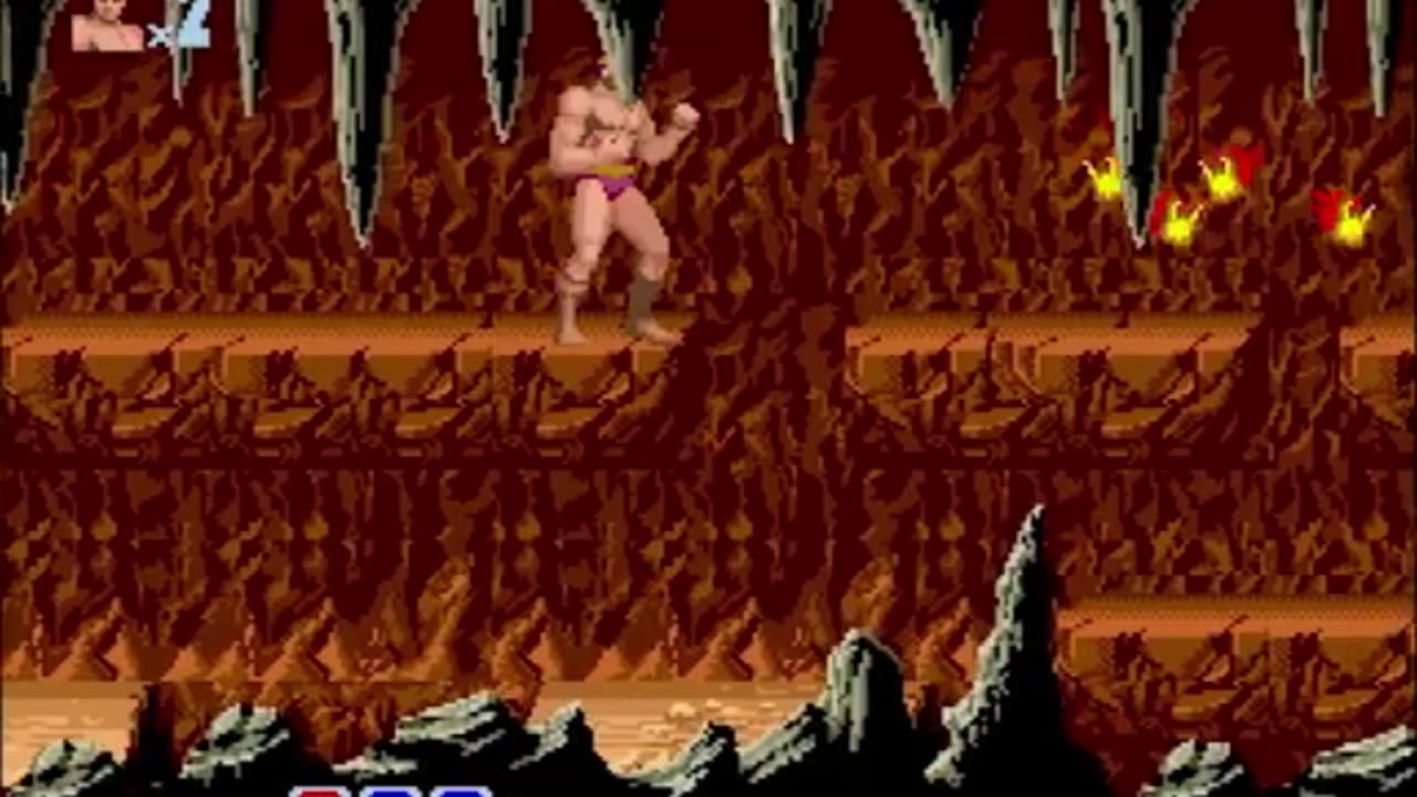 GAMEPLAY of Altered Beast SEGA GENESIS