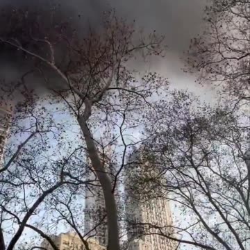 Fire At Bryant Park Christmas Market In NYC