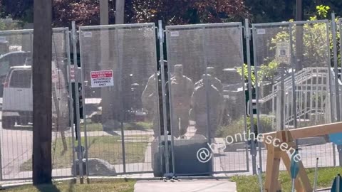 National Guardsmen are now ON THE GROUND outside the Broadview ICE facility near Chicago