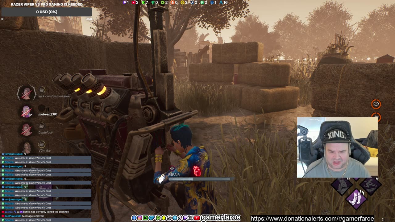 playing DBD new killer new survivior