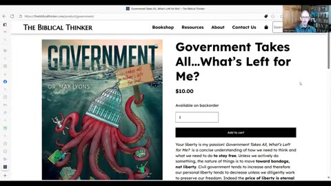 The Biblical Thinker: An Interview of Dr. Max Lyons