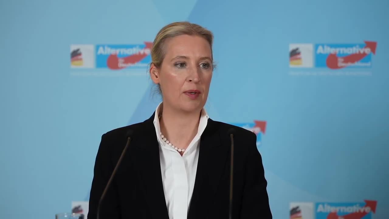 PRESSEKONFERENZ DER AfD NACH DER ABSTIMMUNG