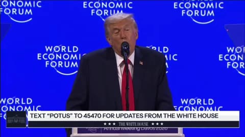 Trump Tells WEF the 2020 Election was Stolen and "People will Soon be Prosecuted for What They Did"