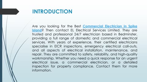 Best Commercial Electrician in Spike Island