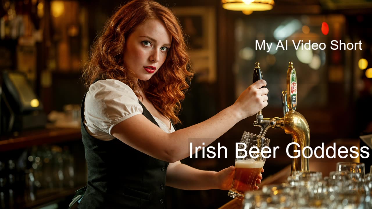 AI Video Short - Irish Beer Goddess