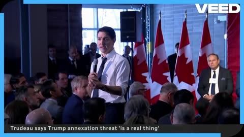 Trudeau calls Trump’s Canada takeover threat ‘a real thing’