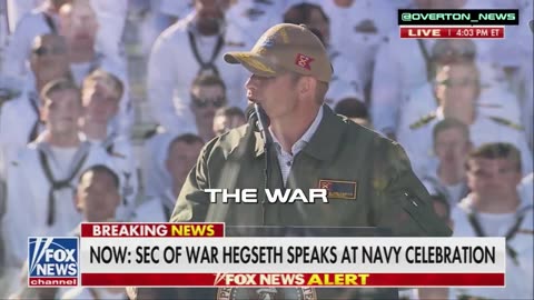 Secretary of War Pete Hegseth just set the USS Harry S. Truman ablaze with an address